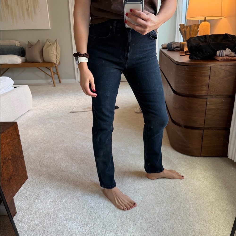 Zara Midnight Blue Denim Pants